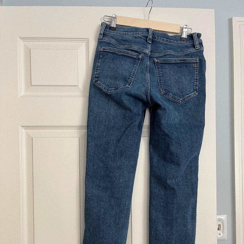 Madewell Stovepipe jeans, size 27P, Drifthaven wash